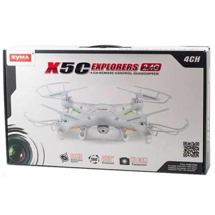 רחפן סימה X5C עם כרטיס זכרון לשמירת התמונות ללא צורך בסמארטפון