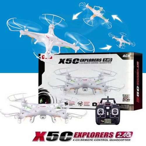 רחפן סימה X5C עם כרטיס זכרון לשמירת התמונות ללא צורך בסמארטפון
