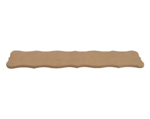 בסיס מלבני MDF מעוצב לחנוכייה - 29.5 ס