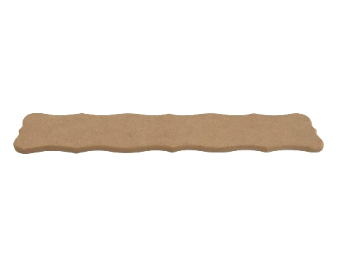 בסיס מלבני MDF מעוצב לחנוכייה - 29.5 ס"מ