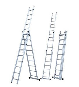 סולם מתארך, סולם 7x3 שלבים, סולם אלומיניום, סולם גמיש, סולם בטיחותי, סולם מקצועי, סולם עמיד