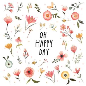 חבילת מפיות Oh Happy Day Napkin
