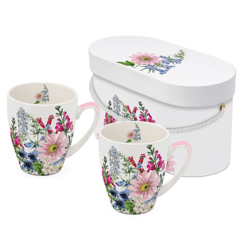 זוג ספלים בקופסת מתנה Floriculture Mug set