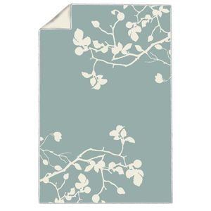 שמיכת כותנה ירוקה PURE BRANCH eucalyptus blanket 