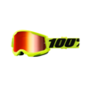 משקפי אבק לילדים 100% צהוב עדשת מראה - STRATA 2