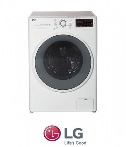 מכונת כביסה ‏פתח קידמי LG F4J6T0W ‏8 ‏ק