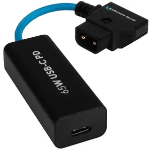 מתאם מחיבור D-Tap ל- USB-C PD להטענה מסוללות Kondor Blue