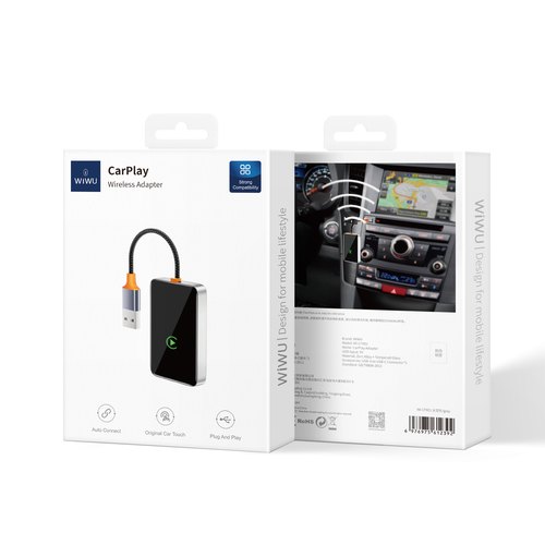 מתאם אפל קאר פליי Apple Carplay אלחוטי לרכב 