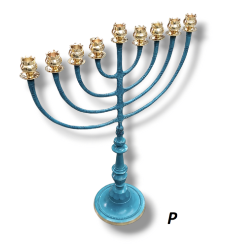חנוכיית רימונים 24״