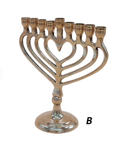 חנוכייה לבבות 8״