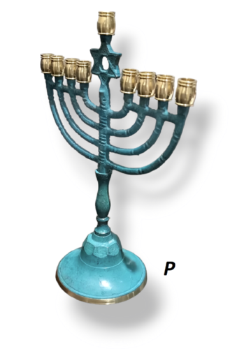חנוכייה מגן דוד 8״