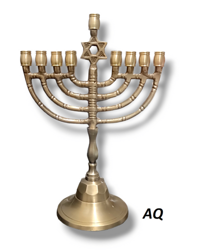 חנוכייה מגן דוד 10״
