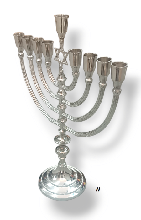 חנוכייה מגן דוד 14״