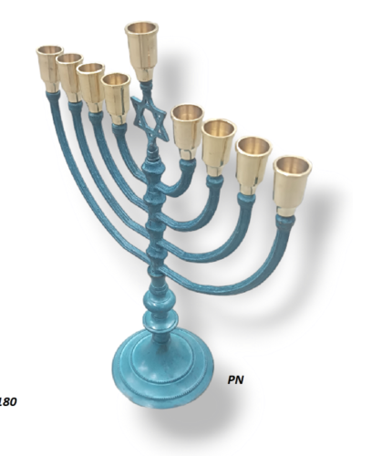 חנוכייה מגן דוד 14״