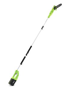 מסור שרשרת גבהים נטען "10 בראשלס (גוף בלבד) GREENWORKS 80V PRO 99550-2