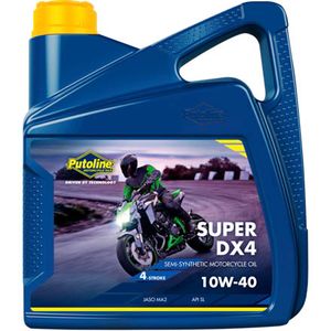 שמן מנוע פוטוליין 10W-40 DX4 חצי סינטטי 4 ליטר - Putoline 10W-40 DX4