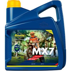 שמן מנוע 2 פעימות MX7 סינטטי מלא 4 ליטר - Putoline MX7 2T