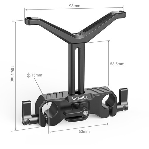 Universal 2727 15mm LWS Rod Mount Lens Support