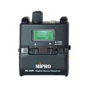 מקלט סטריאו דיגיטאלי 5.8GHz  דגם MIPRO MI-58R