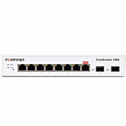 מתג מנוהל Fortinet FortiSwitch 108E-FPOE