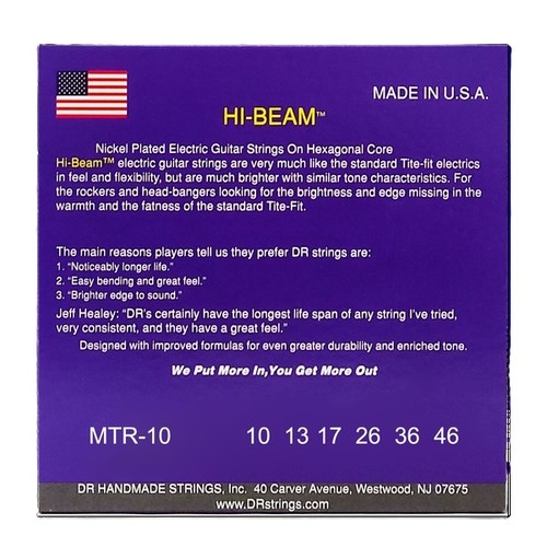 סט מיתרים לחשמלית DR HI-BEAM 10-46