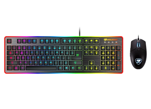 מקלדת ועכבר בתאורת לד -  DEATHFIRE EX