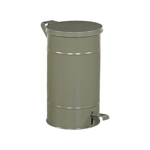 פח אינדסטריאל עגול בגוון ירוק.