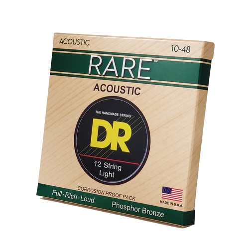 סט לאקוסטית 12 מיתרים  DR RARE 10/12