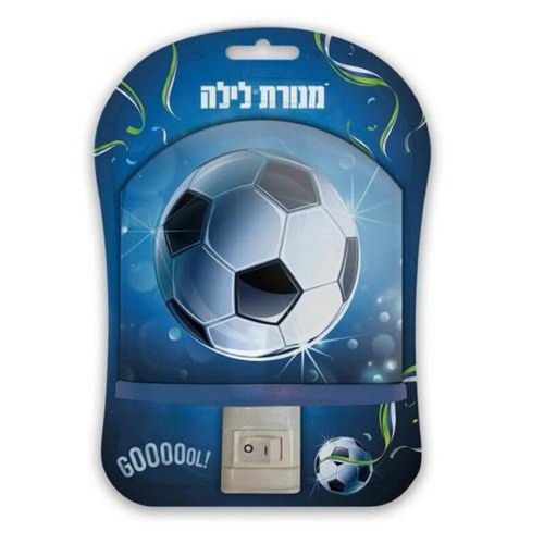 מנורת לילה תמונת כדורגל לילדים
