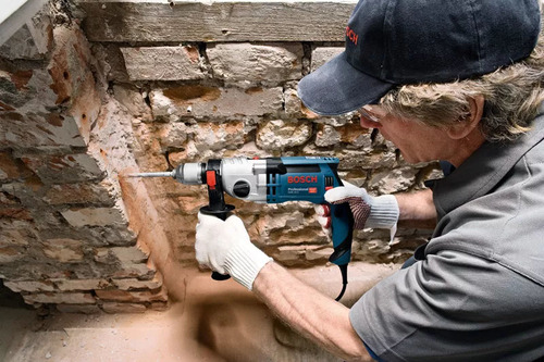 מקדחה רוטטת אלקטרונית חשמלית BOSCH GSB 24-2 RE 1100W