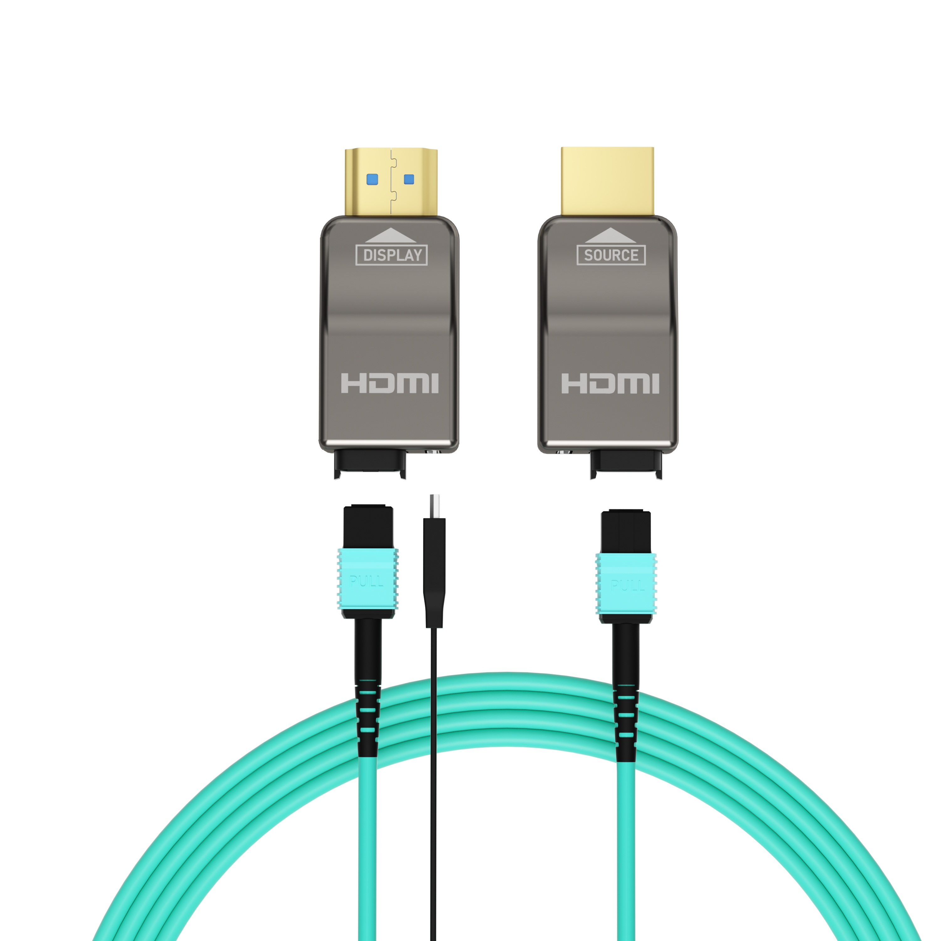 RUIPRO 12K HDMI PureFiber (Gen4A) Optic Cable - 1 Meter ראש פריק 