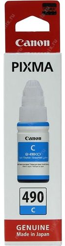 מיכל דיו כחול מקורי Canon GI-490 C 