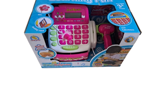 קופה רושמת עם מיקרופון