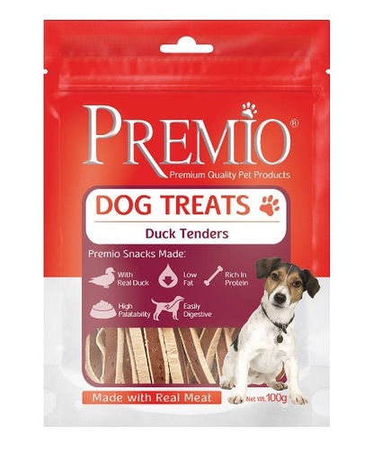 חטיף פרימיו לכלב ברווז טנדרס Premio