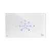 מתג טאץ' טיימר דוד חכם זכוכית לבנה 3 מודול ZIGBEE 