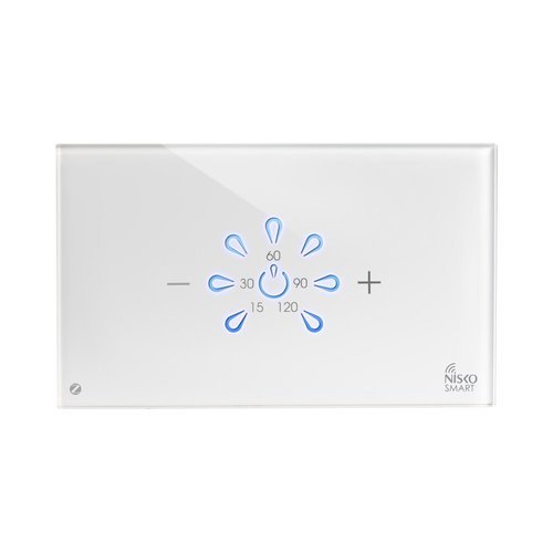  מתג טאץ' טיימר דוד חכם זכוכית לבנה 3 מודול ZIGBEE 