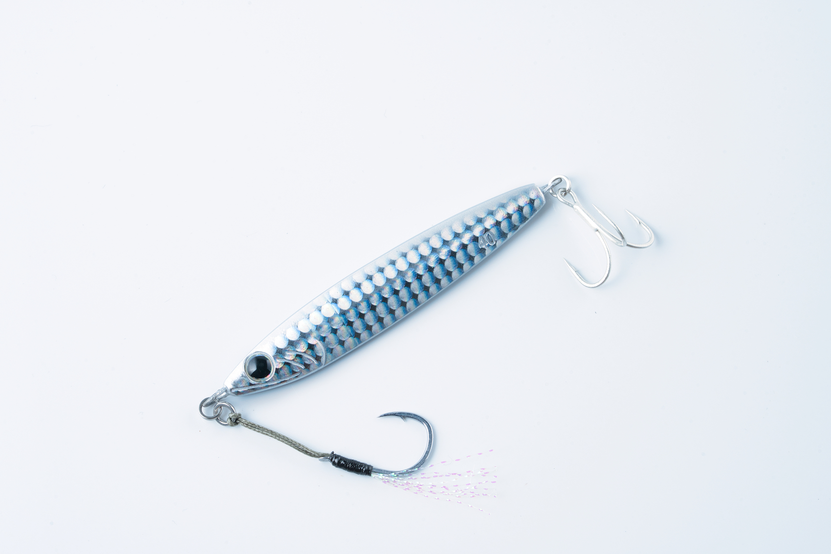 Leurre Métallique Zeake Fat F Sardine 40g - Couleur 006 - Pour Pêche En Mer (Trevally)