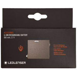 סוללה נטענת לפנס סדרת SEO של LED LENSER