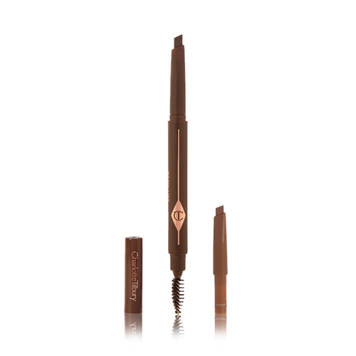 עפרון גבות - brow pencil dark brown brun fonce