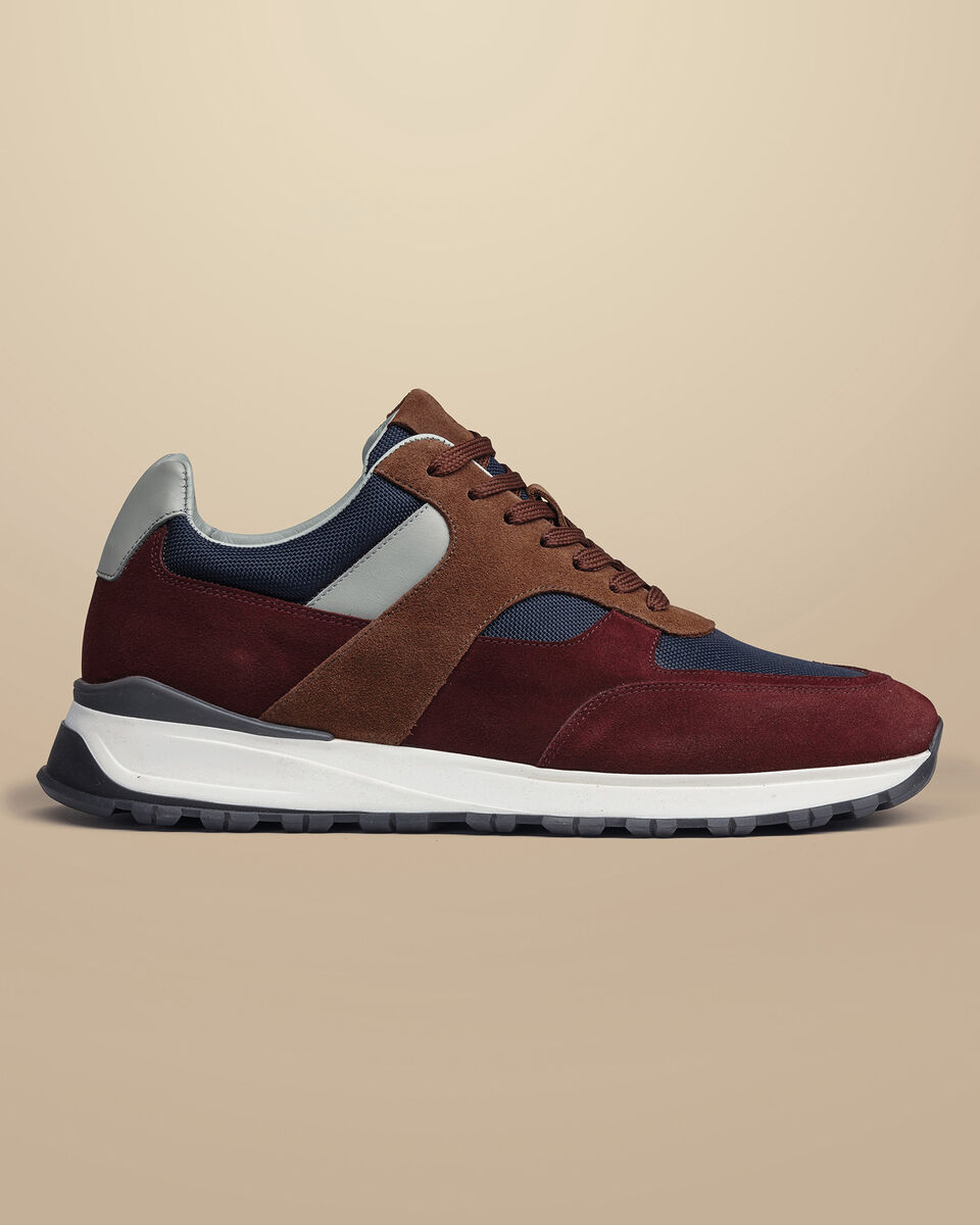 נעליים - Suede Textile Trainers - Multi