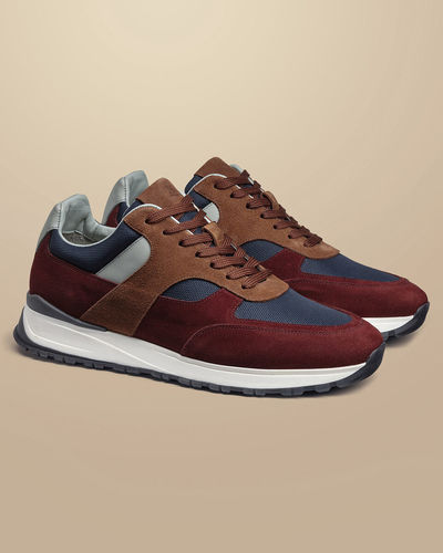 נעליים - Suede Textile Trainers - Multi