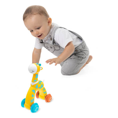 צעצוע ג’ירף על גלגלים צ'יקו 