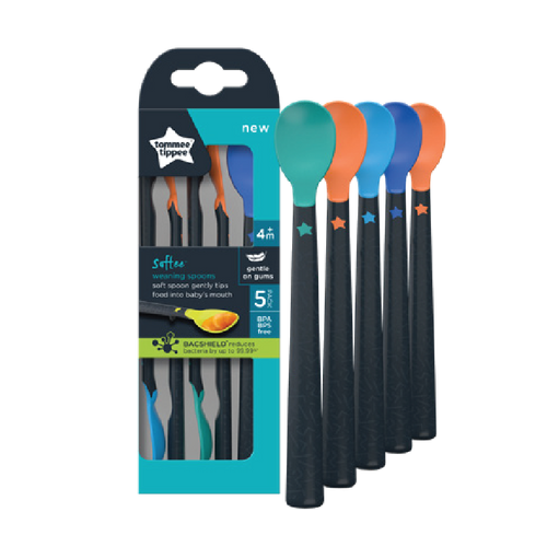 כפיות גמילה  Tommee Tippee - Softee Weaning Spoons Softee 