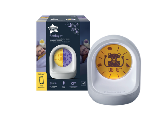 מכשיר לאימון שינה לילדים - טומי טיפי _ Tommee Tippee - TimeKeeper Sleep Trainer Clock  