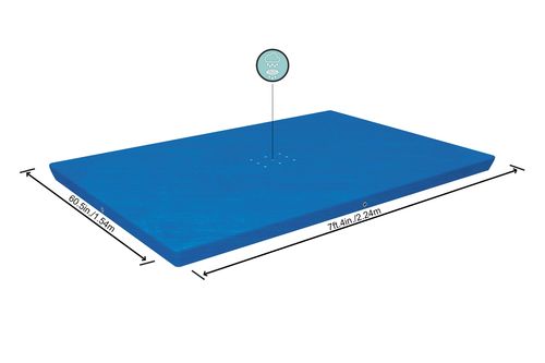 כיסוי עליון לבריכה מלבנית 221×150