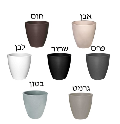אדנית דמוי בטון דגם רקפת