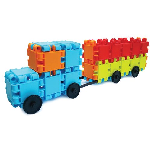 אבני בניה 700 חלקים כולל קופסת אחסנה 18 ליטר