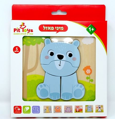 מיני פאזל דב