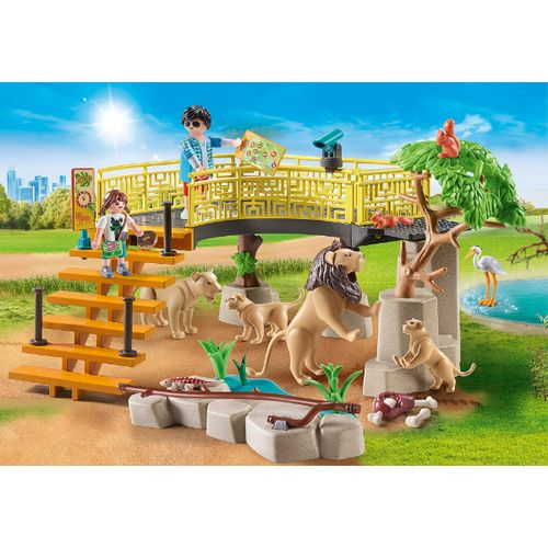 פליימוביל – גן חיות עירוני: גשר תצפית על אריות P71192
