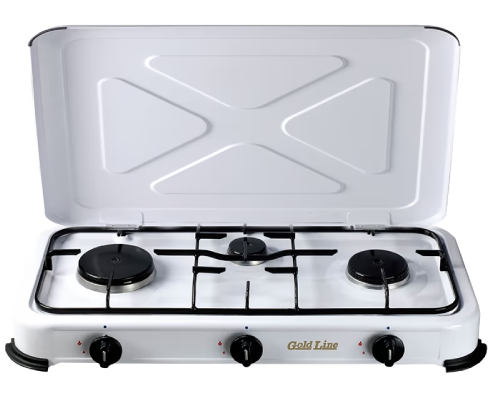 כיריים גז 3 להבות Gold Line MGC3